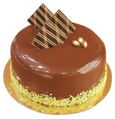 2-3 Kişilik Yuvarlak Sade Çikolatalı Fresh Pasta