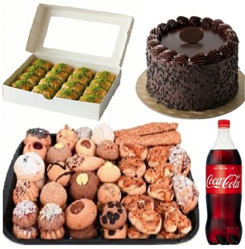 Taze Hazırlanan 4 Kişilik Pasta Menüsü